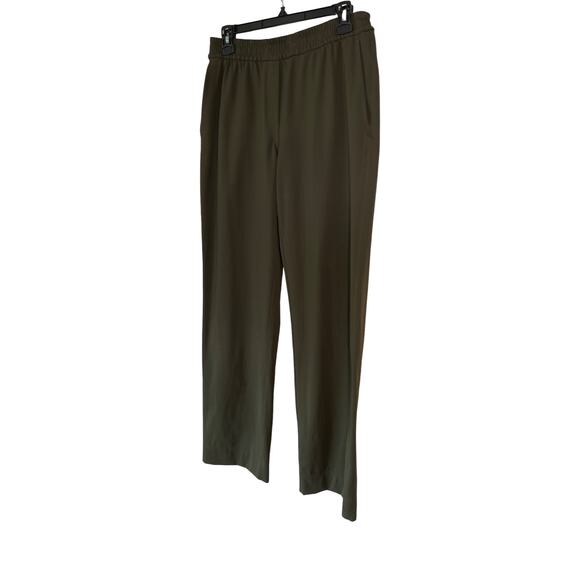 Lululemon Smooth Fit Wide-Leg Pants Dark Olive Green Women’s S 30" Inseam - Picture 3 of 8